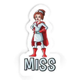 Sticker Krankenschwester Miss Image