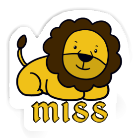 Miss Autocollant Lion Image