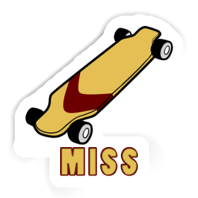 Miss Sticker Longboard Image