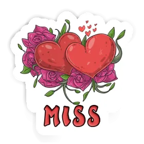 Autocollant Symbole d'amour Miss Image