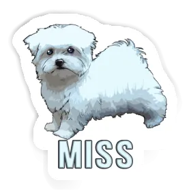 Sticker Miss Doggie Image