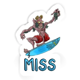 Sticker Miss Surfer Image