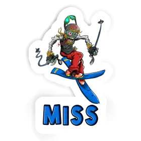 Miss Sticker Skier Image