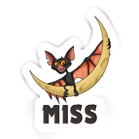 Miss Sticker Bat Image