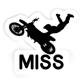 Aufkleber Miss Motocross-Fahrer Image