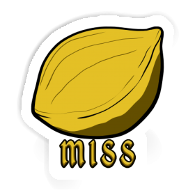 Sticker Miss Nut Image