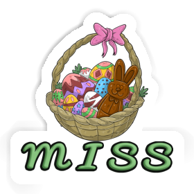 Miss Sticker Easter basket Image