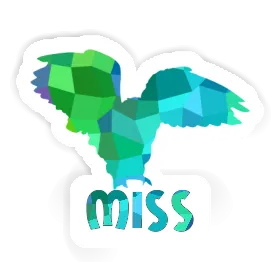 Miss Sticker Owl Image