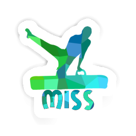 Gymnaste Autocollant Miss Image