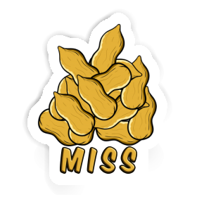 Miss Sticker Peanut Image