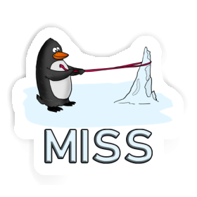 Pingouin Autocollant Miss Image