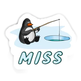 Miss Aufkleber Angler Image