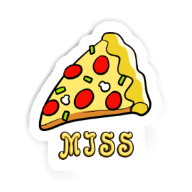 Miss Autocollant Pizza Image