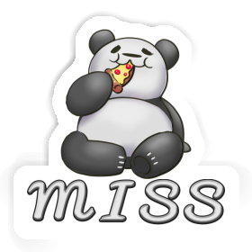 Autocollant Panda Miss Image