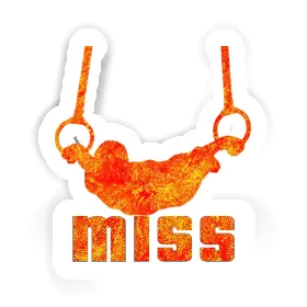 Sticker Ring gymnast Miss Image