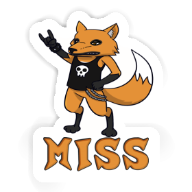 Sticker Rocker Fox Miss Image