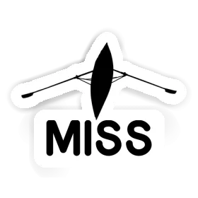 Rowboat Sticker Miss Image