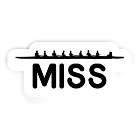 Rowboat Sticker Miss Image