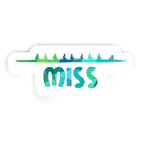 Sticker Rowboat Miss Image