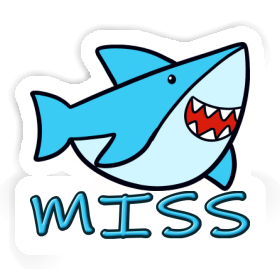 Requin Autocollant Miss Image