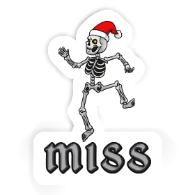 Skull Sticker Miss Image