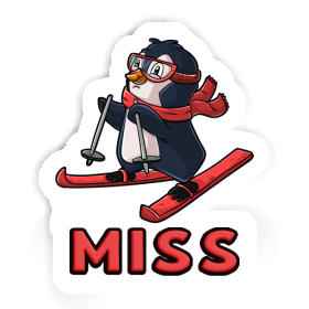 Autocollant Miss Skieuse Image