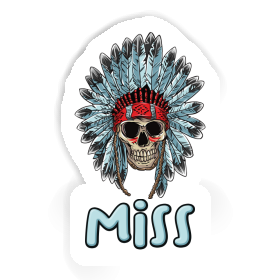 Sticker Indianer Miss Image