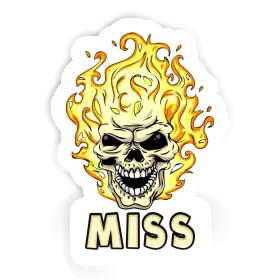 Sticker Miss Firehead Image