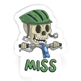 Sticker Biker Miss Image