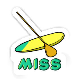 Sticker Miss Stand Up Paddle Image