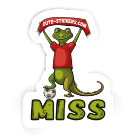 Sticker Lizard Miss Image