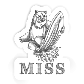 Sticker Miss Bear Image