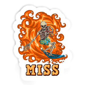 Sticker Surfer Miss Image