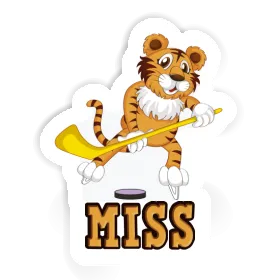 Autocollant Tigre Miss Image