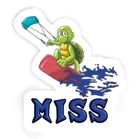 Kitesurfer Sticker Miss Image