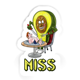 Sticker Miss Avocado Image