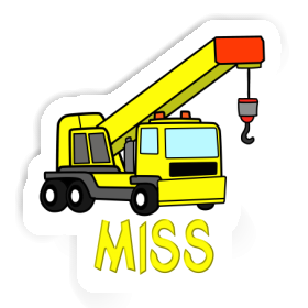 Sticker Crane Miss Image