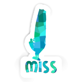 Miss Sticker Windsurfer Image