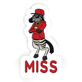 Sticker Miss Zebra Image