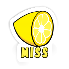 Lemon Sticker Miss Image