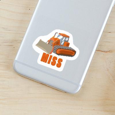 Excavator Sticker Miss Image