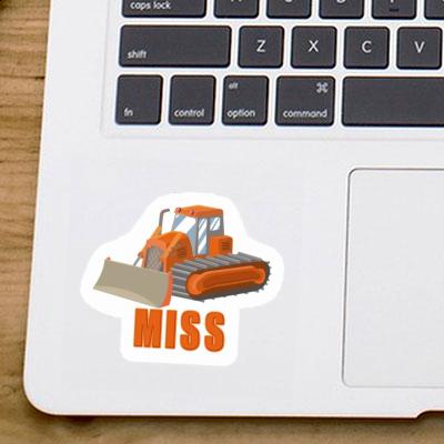 Excavator Sticker Miss Notebook Image