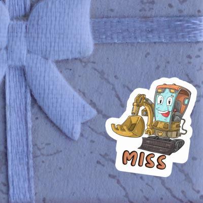 Sticker Miss Excavator Laptop Image