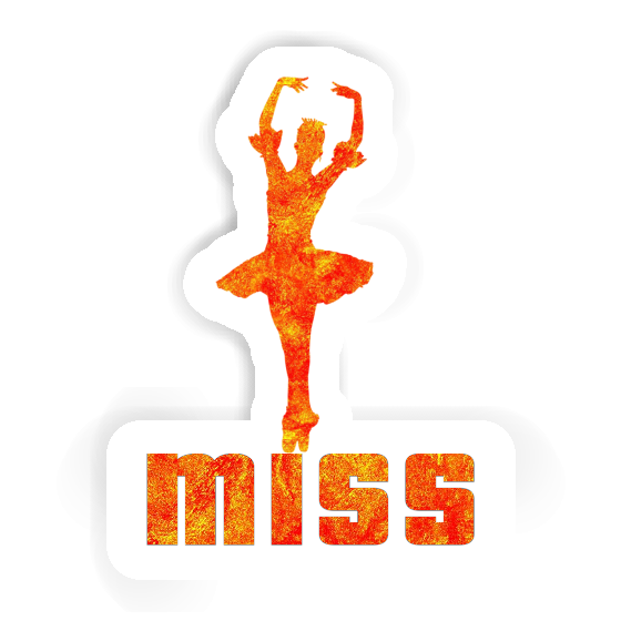 Sticker Ballerina Miss Image