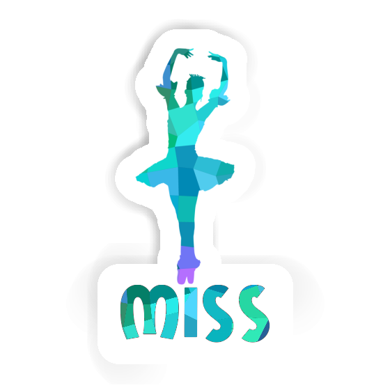 Miss Sticker Ballerina Image