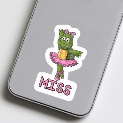 Sticker Turtle Miss Image