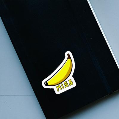 Banane Autocollant Miss Laptop Image