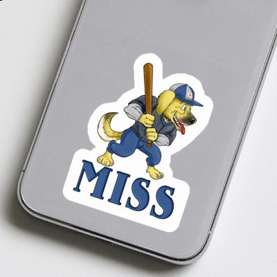 Miss Sticker Baseball-Hund Gift package Image