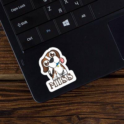 Beagle Dog Sticker Miss Notebook Image