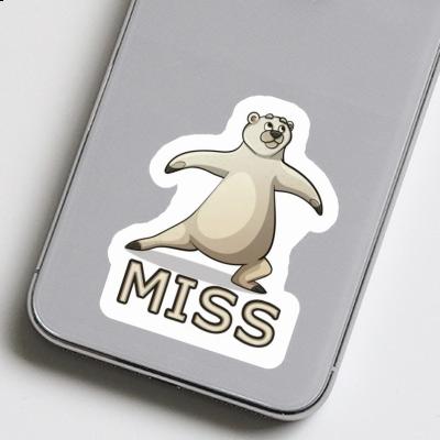 Miss Sticker Bear Laptop Image